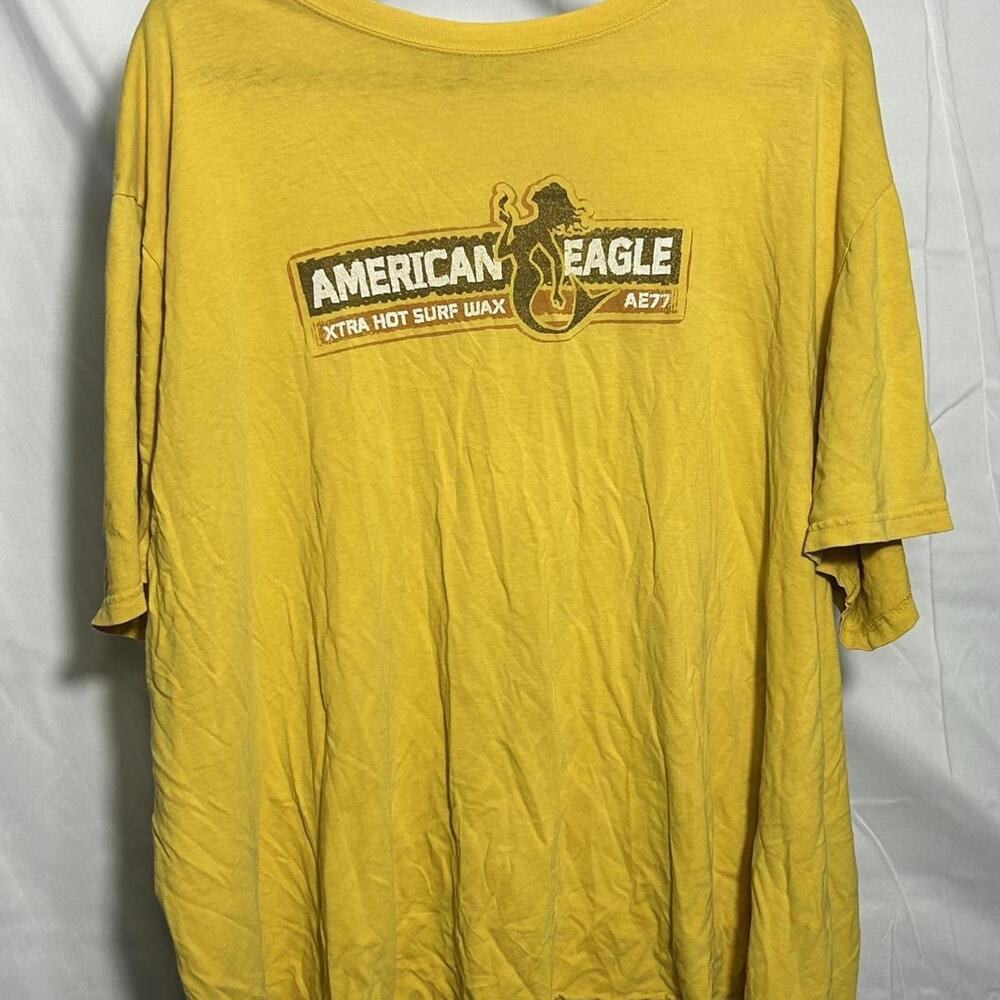American Vintage Men's Yellow Tshirt